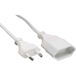 InLine® Euro-Verlängerung, Eurostecker an Eurokupplung, 