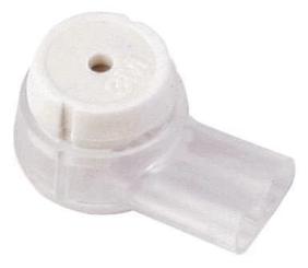 Verbinder UY2-D -weiß- ungefüllt für Draht mit D=0,4 - 0,9mm 