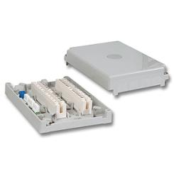 LSA-Minibox 201 C mit 2 x LSA 2/10 Trennleiste 