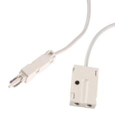 LSA Prüfschnur 2/2, L=0,20m Kupplung mit 2 Buchsen, 