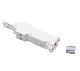 LSA-Steckerbausatz, beige 2/2-polig 