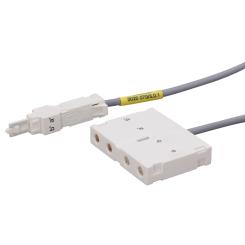 LSA Prüfschnur 2/4 mit 4 Kupplungen, Länge 0,50 m 