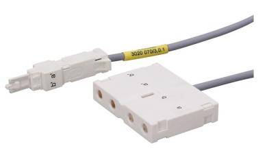 LSA Prüfschnur 2/4 mit 4 Kupplungen, Länge 2,00 m 