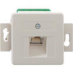 Anschlußdose UAE 8(8) uP 50 S reinweiss, mit LSA-Kontakte, 