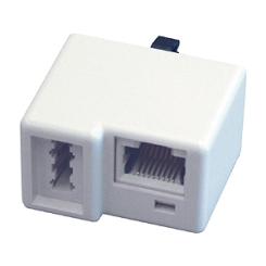 TAE-Adapter 6F ST - 6 N / WE6 Adapter ohne Verlängerung 