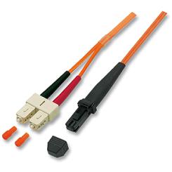 LWL-OM2-Duplex-Verbinder 1,0m 50/125µm, MTRJ - SC, 
