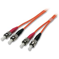 LWL-OM1-Duplex-Verbinder 7,5m 62,5/125µm, ST-ST, 