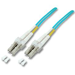 LWL-OM3-Duplex-Verbinder 10,0m 50/125µm, LC - LC, 