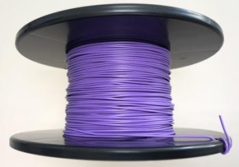 YV-Draht 1X0,6/1,1 violett auf Spule zu 100 Meter 