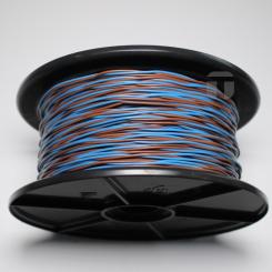 YV-Draht 2X0,6/1,1 braun-blau auf Spule zu 250 Meter 