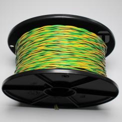 YV-Draht 2X0,6/1,1 grün-gelb auf Spule zu 250 Meter 