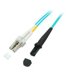 LWL-OM3-Duplex-Verbinder 7,5m 50/125µm, LC - MTRJ, 