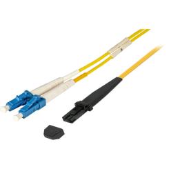 LWL-OS2-Duplex-Verbinder 5,0m 9/125µm, LC - MTRJ, 