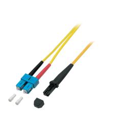 LWL-OS2-Duplex-Verbinder 1,0m 9/125µm, MTRJ - SC 