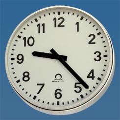 Außenuhr PROFILINE, rund, 80cm 2-seitig, arabische Zahlen, W 