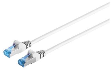 Patchkabel Cat6A S/FTP - weiss - 1,0m weiss | 1,0m