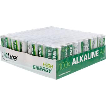 InLine® Alkaline High Energy Batterie, Mignon (AA), 