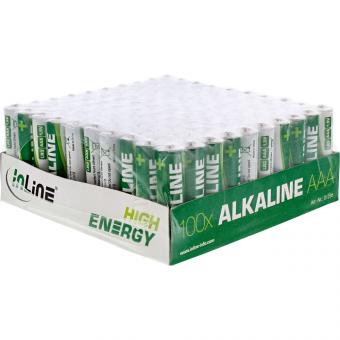 InLine® Alkaline High Energy Batterie, Micro (AAA), 