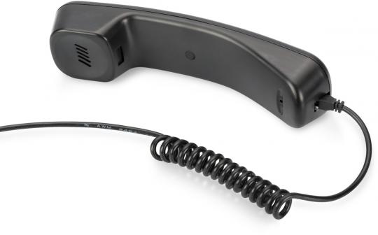 DIGITUS USB Telefonhörer inkl. 1.80-1.90m Kabel 