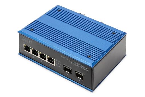 DIGITUS Industrial 4+2 -Port Gigabit  Ethernet Switch 