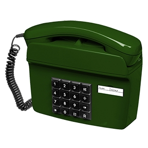 Wandtelefon 01 LX, minzgrün mit 16-teiliger Tastatur 