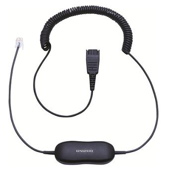 Jabra GN1200 SmartCord QD-RJ10, Schalterstellung 1-8 