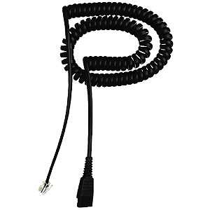 Jabra Adapterkabel QD-RJ10 spiral Regelbelegung, 0,5-2,0m 