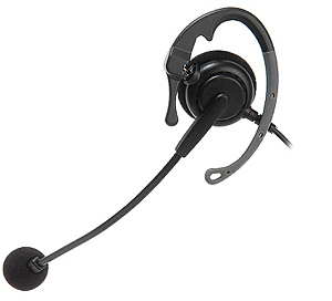 CCE-Set1, einohriges Headset mit Ohrhaken/Kopfbügel, 3 in 1 
