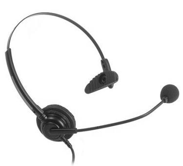 schnurgebundenes Headset, NC DH-011TMSL, Flex-Boom 