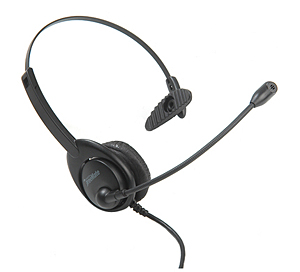 schnurgebundenes Headset, NC DH-017TP, binaural, flexibler 