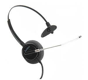schnurgebundenes Headset, DH-021TPM, monaural, transp. 