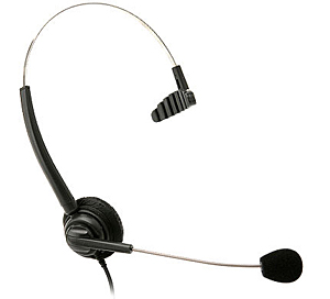 schnurgebundenes Headset, DH-025TB, binaural, Edelstahl- 