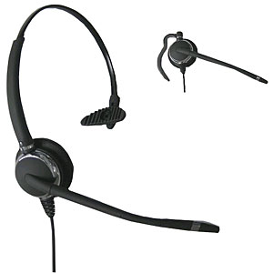 Headset DH-031TFNM, 2 in 1, flexibler Mikrofonarm, NC, 