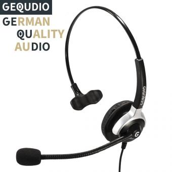 GEQUDIO WA900, monaurales Headset ohne Anschlußkabel 