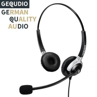 GEQUDIO WA900, binaurales Headset ohne Anschlußkabel 