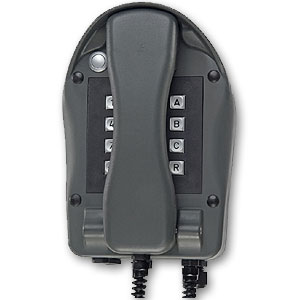 Vershoven Industrietelefon A24 IP66, beleuchtet, 2 Tasten 