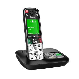 Gigaset EASY 500A schwarz - mit Anrufbeantworter 