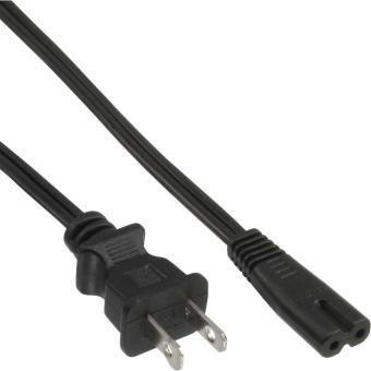 InLine® Netzkabel, Netzstecker USA auf Euro 8 C7 Stecker, 