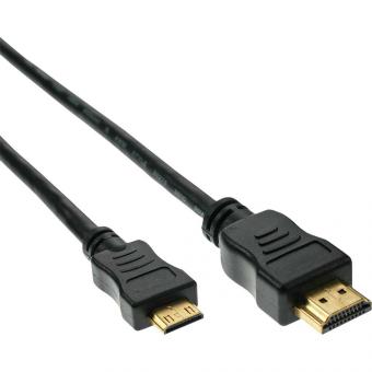 InLine® HDMI Mini Kabel, HDMI Stecker auf Mini Stecker, 