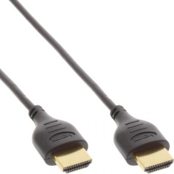 InLine® HDMI Superslim Kabel A an A, HDMI-High Speed 