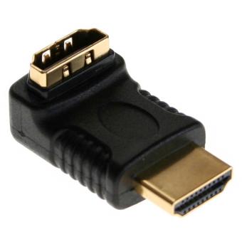 InLine® HDMI Adapter, Stecker / Buchse, gewinkelt 