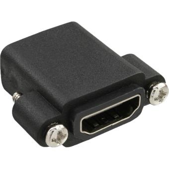 InLine® HDMI Adapter zum Einbau mit Gewinde, HDMI 