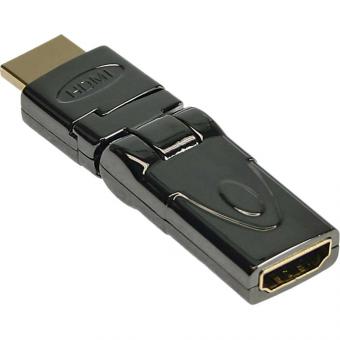 InLine® HDMI Adapter, HDMI A Stecker / Buchse, rotierbar, 
