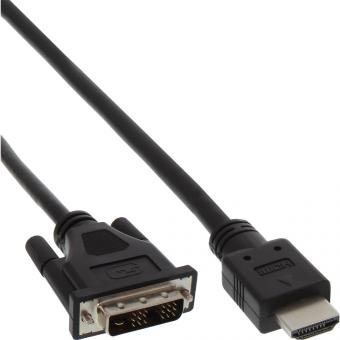 InLine® HDMI-DVI Adapterkabel, HDMI Stecker auf DVI 