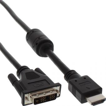 InLine® HDMI-DVI Adapterkabel, 19pol Stecker auf 18+1 