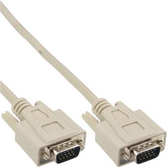 InLine® VGA Kabel, 15pol HD Stecker / Stecker, 5m 