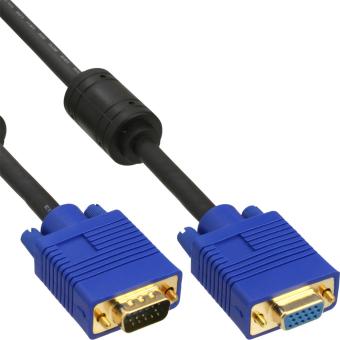 InLine® S-VGA Verlängerung Premium, 15pol HD Stecker 