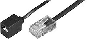 RJ45 Verlängerung 6m, 8-adrig 1:1 verschaltet, RJ45(8p8c)- 