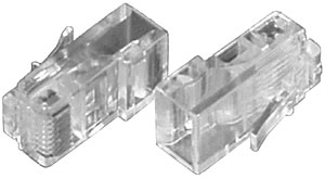 Western-Stecker RJ45 (8p8c) für Rundkabel 