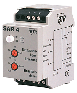 Anschalterelais SAR 4 HS für Gleich- und Wechselspannung 